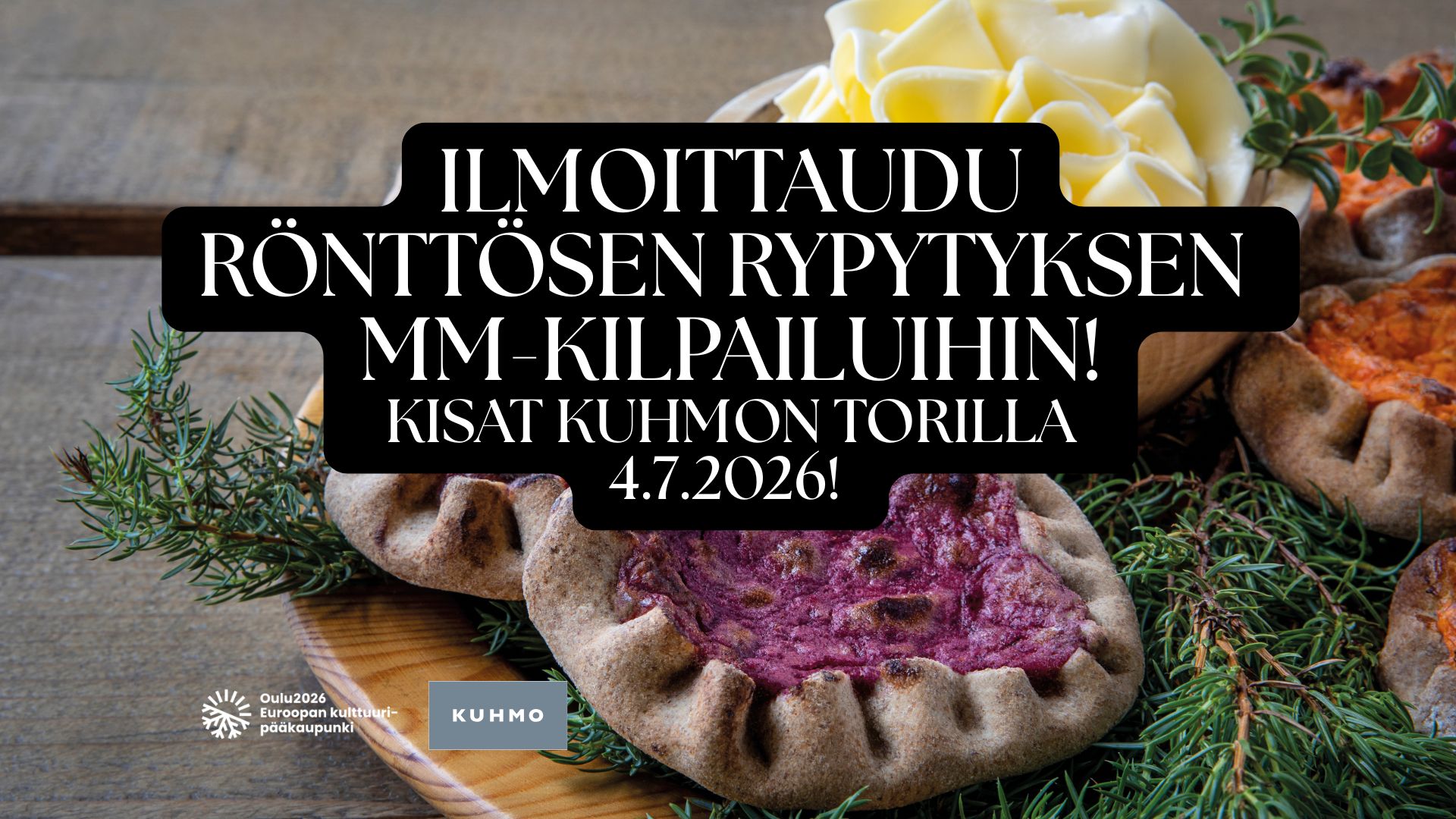 Ilmoittaudu mukaan Rönttösen rypytyksen MM-kilpailuihin Kuhmossa la 4.7.2026!